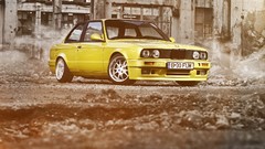 Cars BMW E30 selective coloring