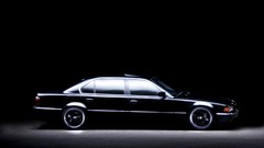 Cars BMW e38 black cars