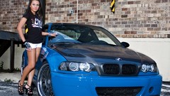Cars BMW girls with cars