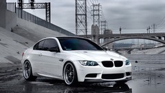 Cars bmw m3 canal industrial plants