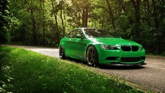 Cars BMW roads green cars