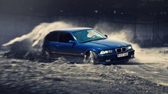 Cars BMW vehicles German cars selective coloring blue cars Coupé