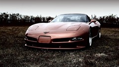 Cars brown chevrolet corvette