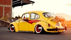 Cars Bug Slammed VW Beetle Wolksvagen Beetle