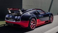 Cars bugatti veyron rear view cars