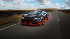 Cars bugatti veyron roads