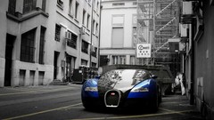 Cars bugatti veyron selective coloring