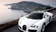Cars bugatti veyron white