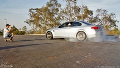 Cars burnout