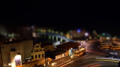 Cars bus cityscapes roma tilt-shift