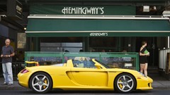 Cars Canada Porsche Toronto urban Porsche Carrera GT yellow cars