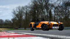 Cars Caterham tracks vehicles racing cars front angle view 