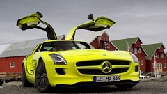Cars Cell Mercedes-Benz concept art Mercedes-Benz SLS AMG E-Cell
