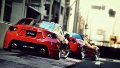 Cars Chevrolet Corvette Toyota races chrome video games ae86