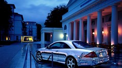 Cars chrome back view