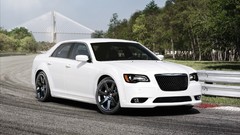 Cars chrysler 300 vehicles white cars front angle view