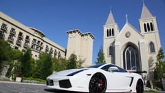 Cars churches lamborghini gallardo