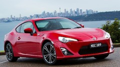 Cars cities red cars Coupé Toyota 86 GTS