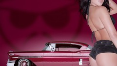 Cars classic cars girls with cars