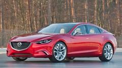 Cars concept art red cars Mazda Takeri