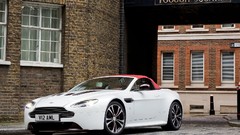 Cars convertible white cars Aston Martin V12 Vantage RS
