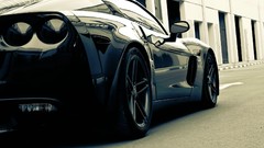 Cars Corvette vehicles black cars