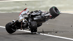 Cars Crash formula one