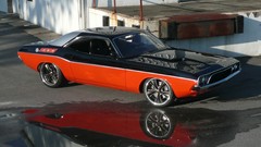 Cars custom dodge challenger hot rod classic cars