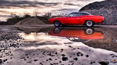 Cars dodge challenger