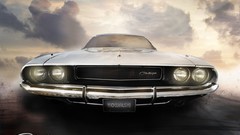 Cars dodge challenger muscle cars