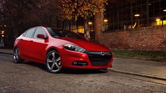 Cars dodge dart red cars