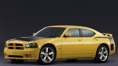 Cars Dodge dodge charger srt8 Black and Yellow