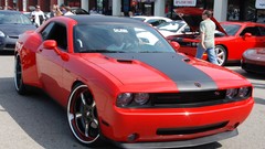 Cars Dodge muscle cars red cars