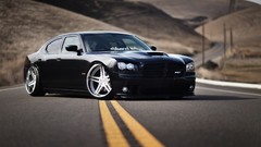 Cars Dodge roads black cars