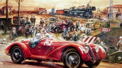 Cars drawings artwork