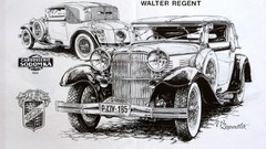 Cars drawings artwork