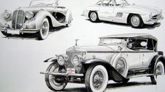 Cars drawings artwork
