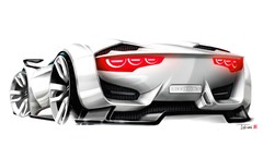 Cars drawings concept art GT by Citroën