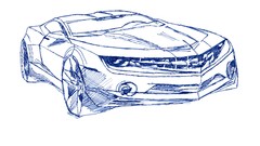 Cars drawings sketches