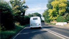 Cars driving Volkswagen