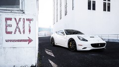 Cars Ferrari automobile vehicles streets Ferrari California