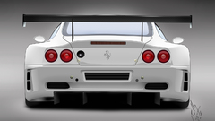 Cars Ferrari back view
