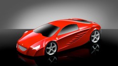 Cars Ferrari concept art