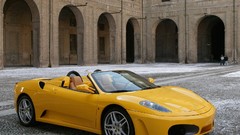 Cars ferrari f430 yellow cars Ferrari F430 Spider