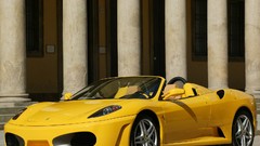 Cars ferrari f430 yellow cars Ferrari F430 Spider