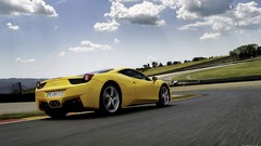 Cars Ferrari ferrari 458 yellow cars