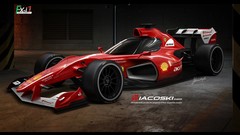 Cars Ferrari FX concept art concept cars formula one Robert 