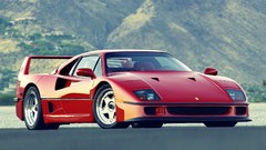 Cars Ferrari roads vehicles ferrari f40 red cars