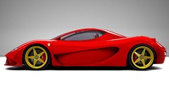 Cars Ferrari side view Ferrari Aurea DGF Design