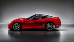 Cars Ferrari Sideways side view vehicles Supercars red cars 